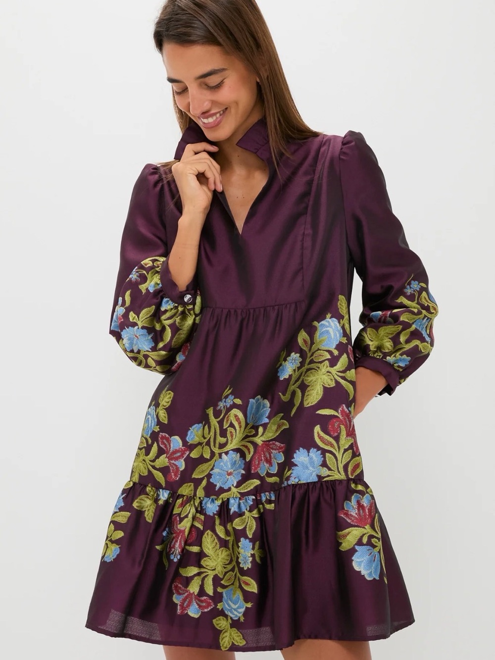 NEW Tuckernuck Winetasting Dianthus Jacquard Palmerston Dress Size Small